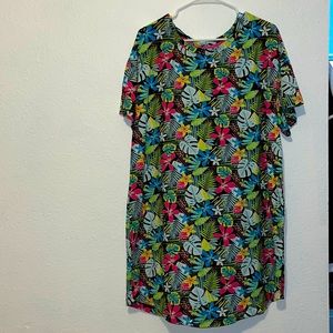 Floral beach dress